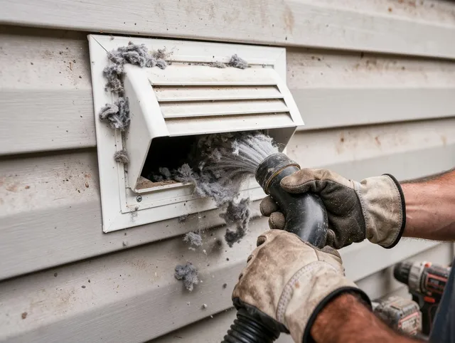 Professional dryer vent cleaning by Woodcrest Dryer Vent Cleaning in Woodcrest